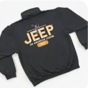 Jeep Black and Gold Sweatshirt